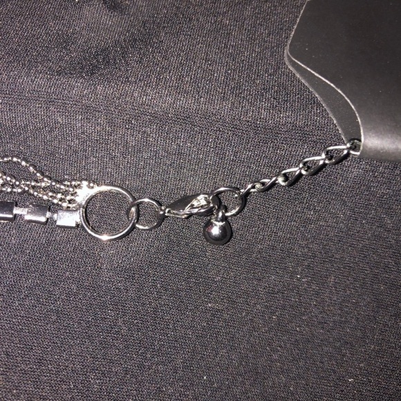 NWT Gunmetal Fashion Necklace - Picture 3 of 9